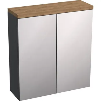 Koupelnový nábytek A-Interiéry Zrcadlová skříňka závěsná bez osvětlení Ohio L 60 ZS