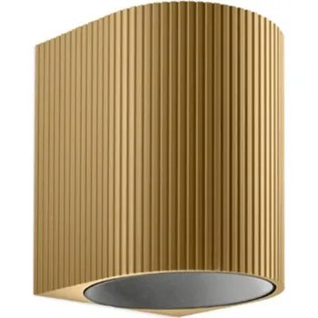 Nástěnné svítidlo Wever & Ducré Luxusní nástěnné svítidlo Trace Wall 1.0 Teplota chromatičnosti: 3000 Kelvinů, Barva vnější / barva vnitřní: Šampaňská / Černá 333164H5 Luxusní nástěnné svítidlo Trace Wall 1.0