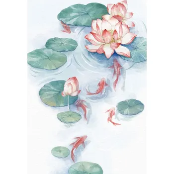Plakát Plakát, Obraz - Lotus Pond Water Color home, Xuan Thai