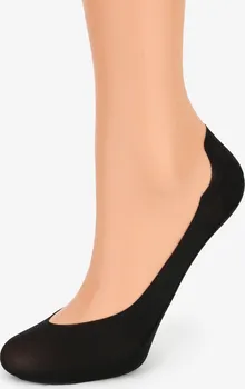Dámské ponožky Marilyn Černé balerínkové ponožky se silikonovým pásem Comfort Low - dvojbalení černá 35/37