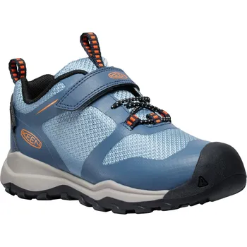 Dětská sportovní obuv Dětské boty Keen Wanduro Low WP Children/Youth vintage indigo/scarlet ibis 31EU
