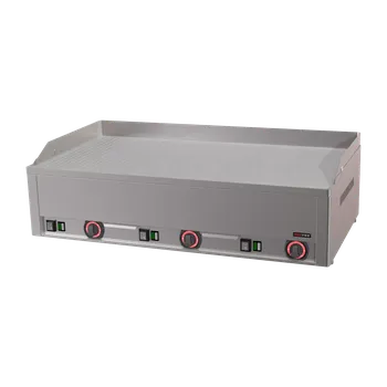 Kuchyňský gril Grilovací deska 97x48 elektrická durable chrom kombinovaná stolní 400 V | REDFOX - FTHRC 90 E