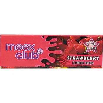59008 Cigaretové papírky MEEX Club jahoda