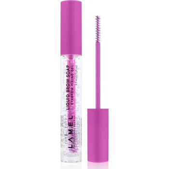 Řasenka LAMEL Liquid Brow Soap transparentní fixační gel na obočí 4,5 ml