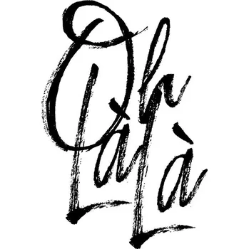 Plakát Plakát, Obraz - Ohlala black, Martina Pavlova