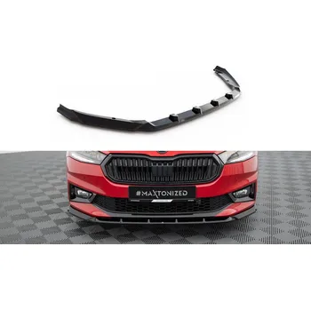 Nárazník Spojler pod nárazník lipa Škoda Fabia Mk4 černý lesklý plast