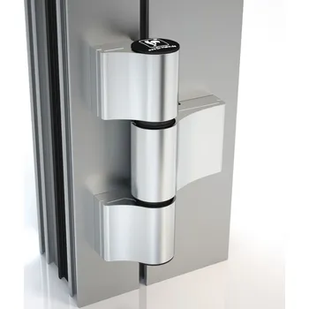 HAHN dveřní závěs 4 AT 3dílný 20/65/15 s upev. deskou, stříbrný elox | Dveře a dveřní příslušenství Dveřní panty, Dveřní závěsy Závěsy pro hliníkové profily