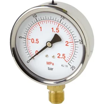 pumpička TS Manometr RS 100 mm 1/2" 25 bar