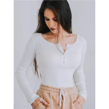 Dámské oblečení Dámské tričko VSB formující postavu vroubkovaný design bílé, VELIKOST 2XL/3XL