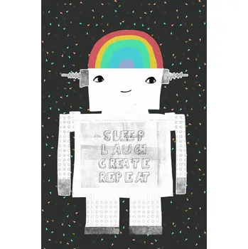 Plakát Plakát, Obraz - Sleep Laugh Create Repeat, Treechild