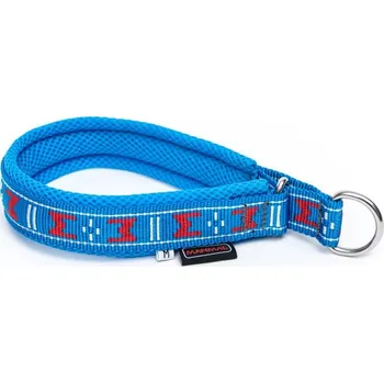 Obojek pro psa ManMat obojek POLSTROVANÝ DESIGN - trikolóra XXL