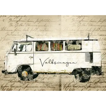 Plakát Plakát, Obraz - classic vw combi, Lembayung senja studio