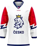 CCM Hokejový fan dres Česko/bílý