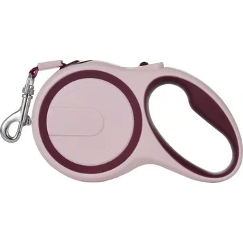 Vodítko pro psa Samonavíjecí vodítko (3 / 5 / 8 m) Barva: Vínová, Rozměry: 3m - 15 kg