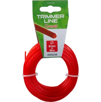 Struna do sekačky Struna žací, 2,0mm, hvězda, 15m, ROSA