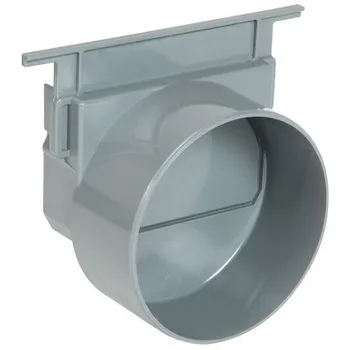 Nicoll Connecto 130 NAV178 Metal odtok 110 mm a koncovka žlabu Odvodňovací žlab Nicoll Connecto 130 NAV178 Metal odtok 110 mm a koncovka žlabu