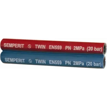 Zahradní hadice TS TWIN WELDING 6,3 kyslík x 8 acetylen EN559 - Tlaková hadice pro technické plyny, 20 bar