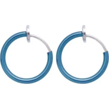 Piercing Falešný piercing do nosu | fake piercing, styl kroužek - Světle modrá