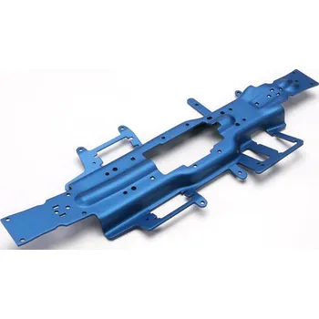 RC náhradní díl Traxxas šasi hliníkové 3mm modré: Revo 3.3 - expresní doprava