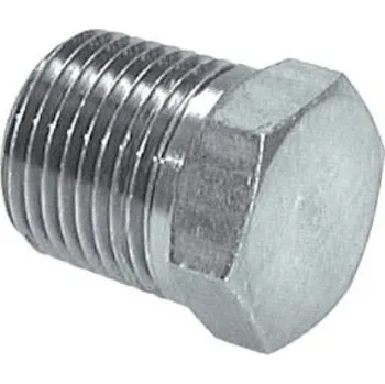 Instalatérský materiál TS Šroubení zaslepovací NPT1/4" PN275 bar, vnější ocel pozink