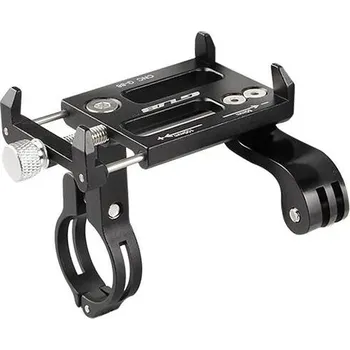 RC náhradní díl STABLECAM Držák smartphonu a fotoaparátu z hliníkové slitiny na řídítkách kola (Black) - expresní doprava