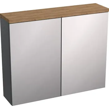 Koupelnový nábytek A-Interiéry Zrcadlová skříňka závěsná bez osvětlení Ohio L 80 ZS