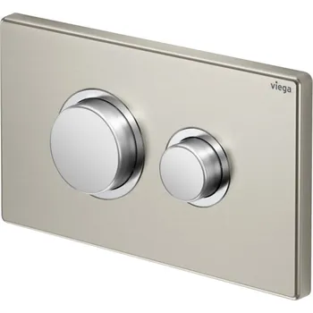 WC ovládací deska Prevista Viega 8631.1 VfP11 leštěná ušlechtilá ocel/kartáčovaná ušlechtilá ocel