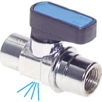 Vodovodní kohout TS Kohout kulový G1/8" vnitřní, s odvětráním, 20 bar