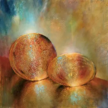 Plakát Plakát, Obraz - Two marbles, Annette Schmucker
