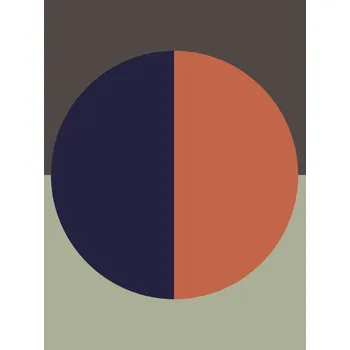 Plakát Plakát, Obraz - Blue orange sun, Finlay & Noa