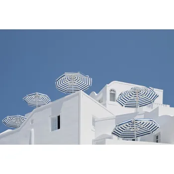 Plakát Plakát, Obraz - Blue and white, Linda Wride