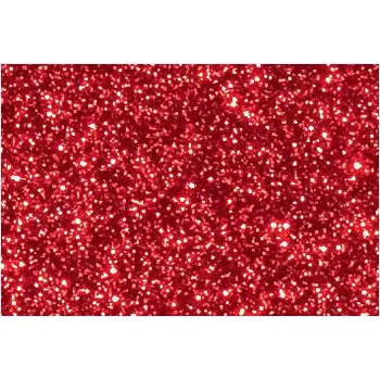 Samolepicí pěnovka moosgummi třpytivá červená 20x30cm