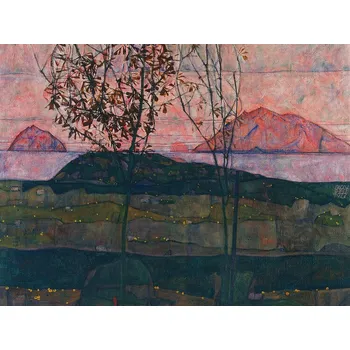 Plakát Plakát, Obraz - Setting Sun, Egon Schiele