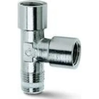 Fitinka Camozzi T-šroubení S2070-1/2-1/2 s teflonovým těsněním
