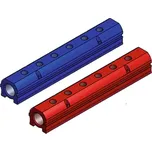 Lüdecke Lišta jednostranná 3/4" 10x1/4" červená