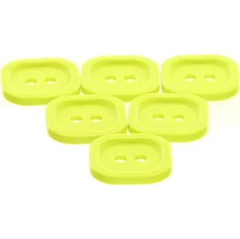 Příze Naše galanterie 3D knoflík čtverec limetkový