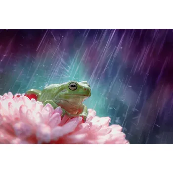 Plakát Plakát, Obraz - the happy rain, Ahmad Baihaki