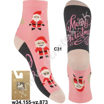 WOLA Vánoční ponožky w34.155-vz.873 Barva: C31, Velikost: 30-32(20-21)