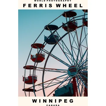 Plakát Plakát, Obraz - Ferris Wheel (Winnipeg, Canada)