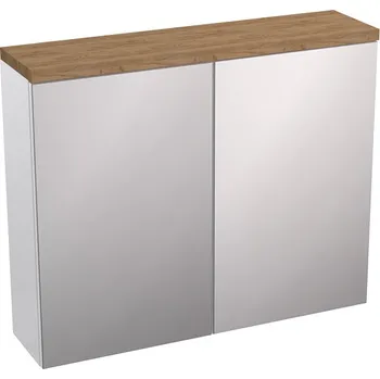 Koupelnový nábytek A-Interiéry Zrcadlová skříňka závěsná bez osvětlení Ohio W 80 ZS