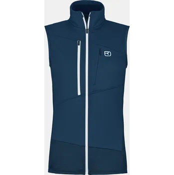 Dámská vesta Ortovox Fleece Grid Vest W Barva: deep ocean, Velikost: L