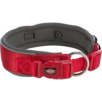 Obojek pro psa Obojek TRIXIE Premium extra široký červená/grafit (M-L) 4x40-48cm