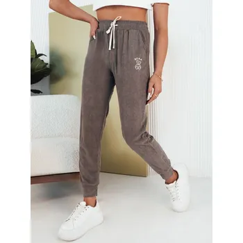 Dámské tepláky DSTREET BEAR SVĚTLE ŠEDÁ M/L