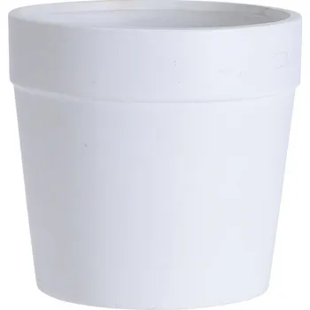 H&L Conical Obal keramický, bílý 16 × 16 × 15 cm