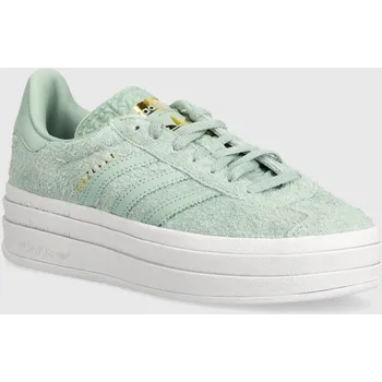 Pánská obuv Kožené tenisky adidas Originals Gazelle Bold tyrkysová barva, IG4381, 36 2/3, 66X