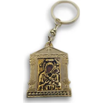 Klíčenka Ikona Panny Marie - Zlatý Odstín