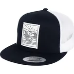 kšiltovka Meatfly Thunderbolt Trucker - Sunny Black/White one size