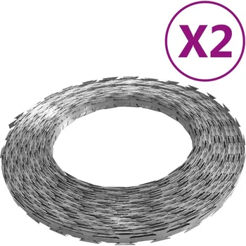 ZBXL Žiletkové dráty BTO-22 2 ks 100 m ocel