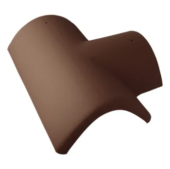 Betonpres Hřebenáč rozdělovací T 235 pravý OPTIMAL tmavohnědá