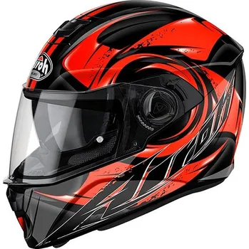 Helma na motorku AIROH STORM ANGER STA32 - oranžová integrální ,vel.XL